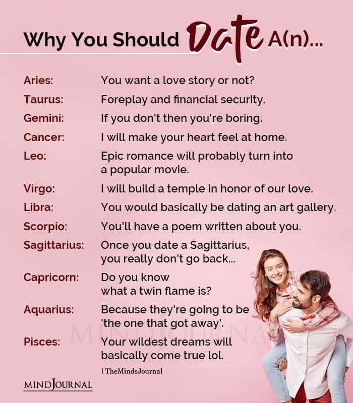 why you should date each zodiac sign