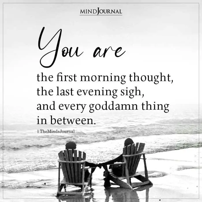 You Are The First Morning Thought