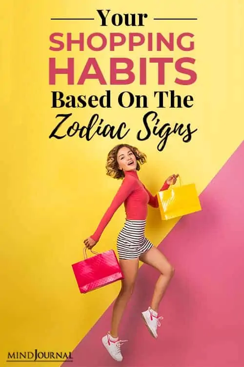 Your Shopping Habits Zodiac Signs pin