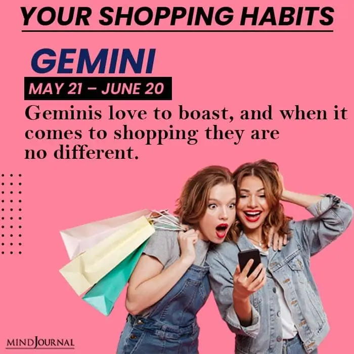 Your Shopping Habits gemini