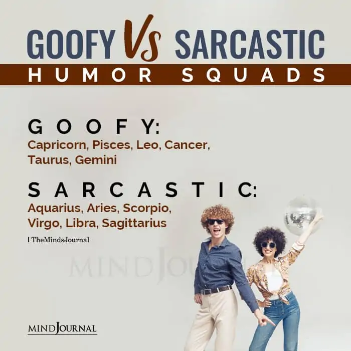 Zodiac Squads Goofy Vs Sarcastic Humor