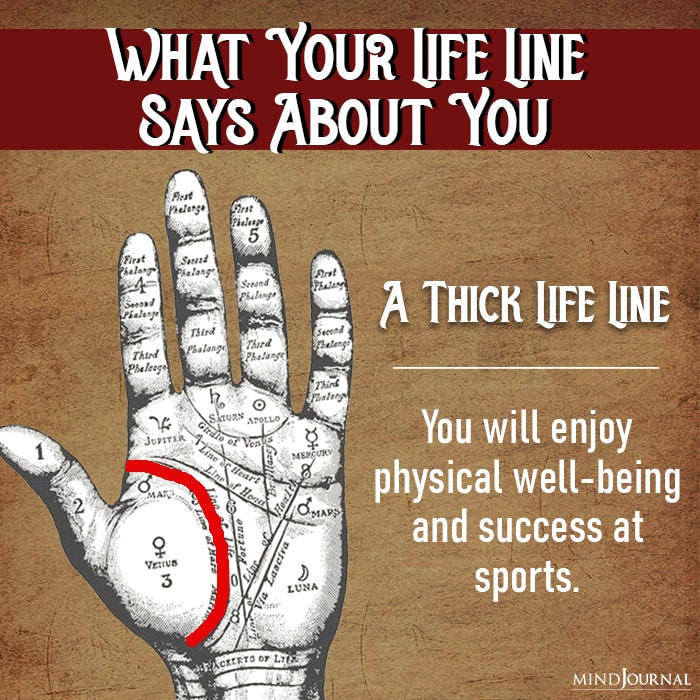 a thick life line