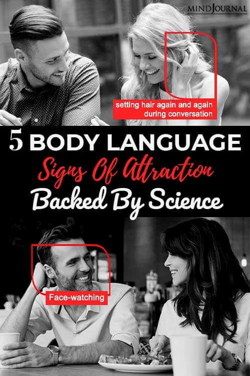 body language signs of attraction pin