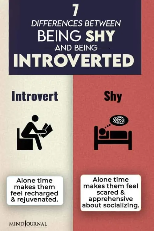 differences between shy and introvert pin