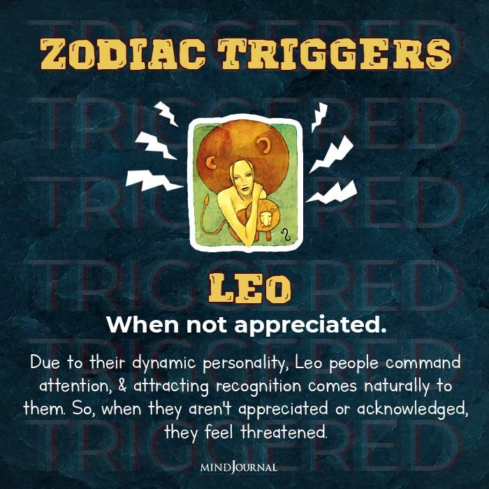 fastest way to trigger zodiac sign leo