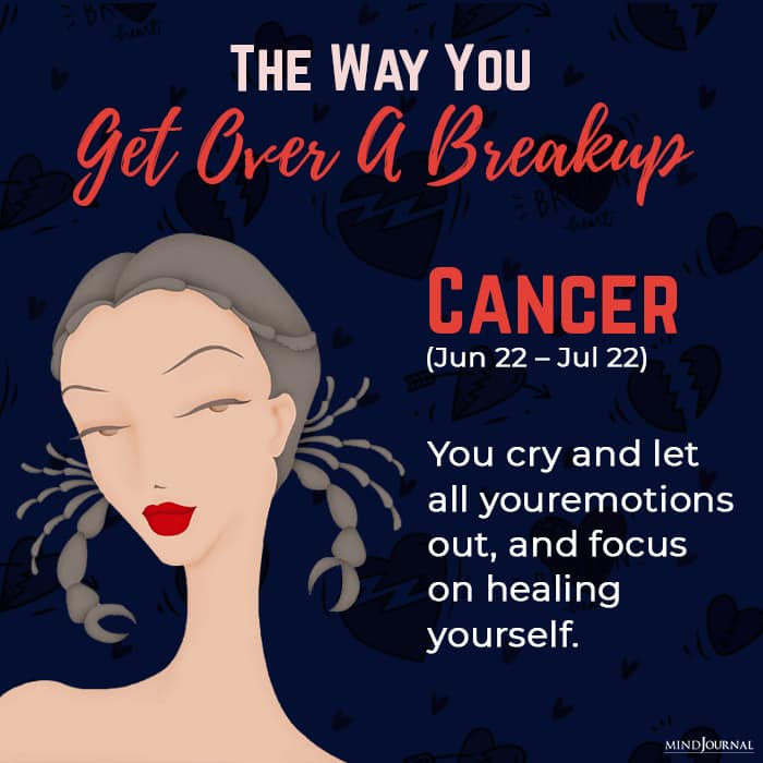 get over a breakup cancer
