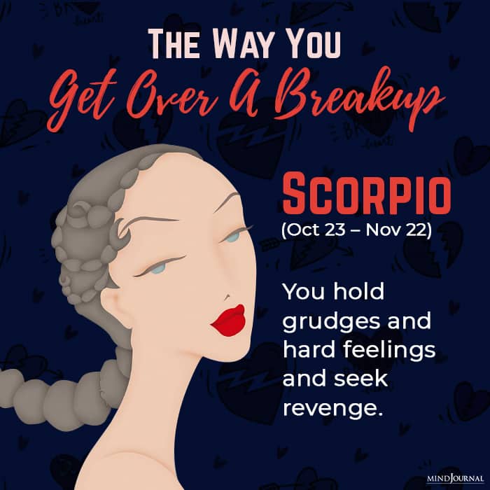 get over a breakup scorpio