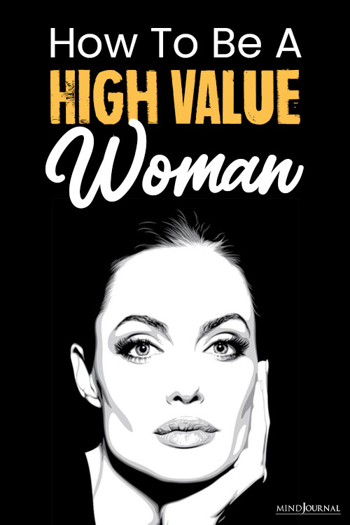how to be a high value woman pin