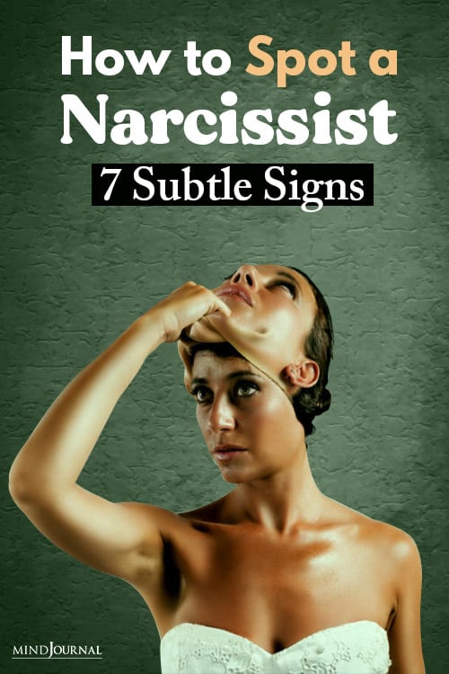 how to spot a narcissist pin