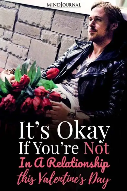 Image on its okay not in a relationship valentines day pin