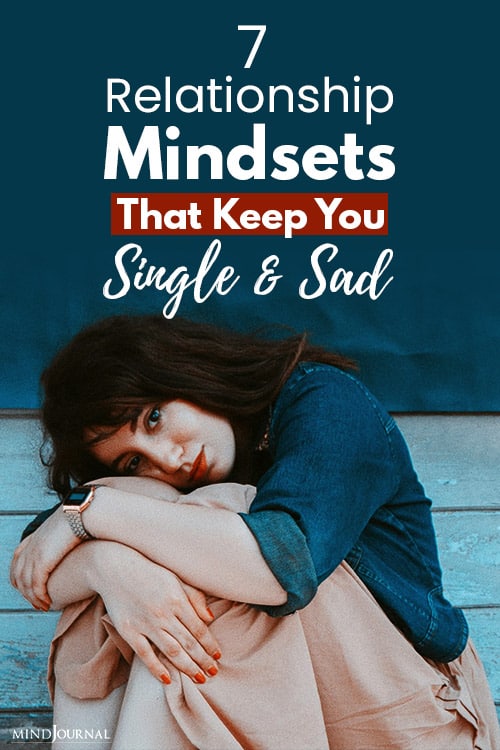 mindsets that keep you single and sad pin