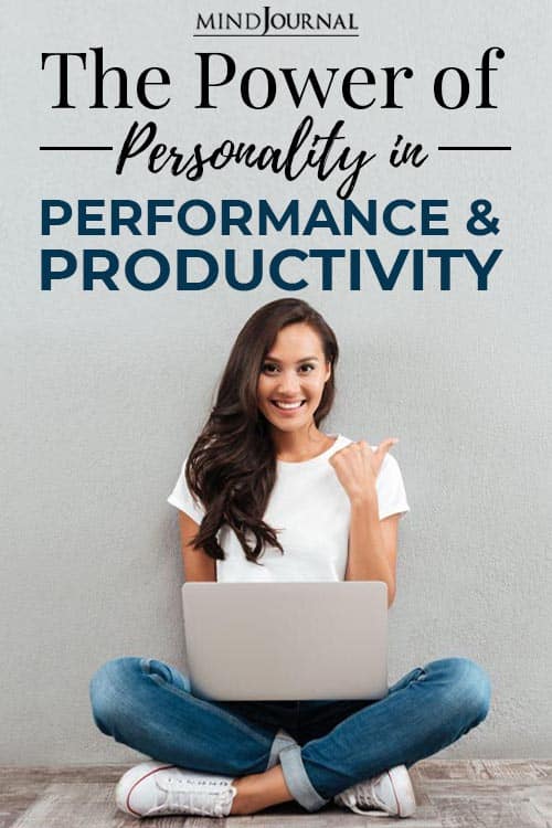 power of personality in performance and productivity Pin