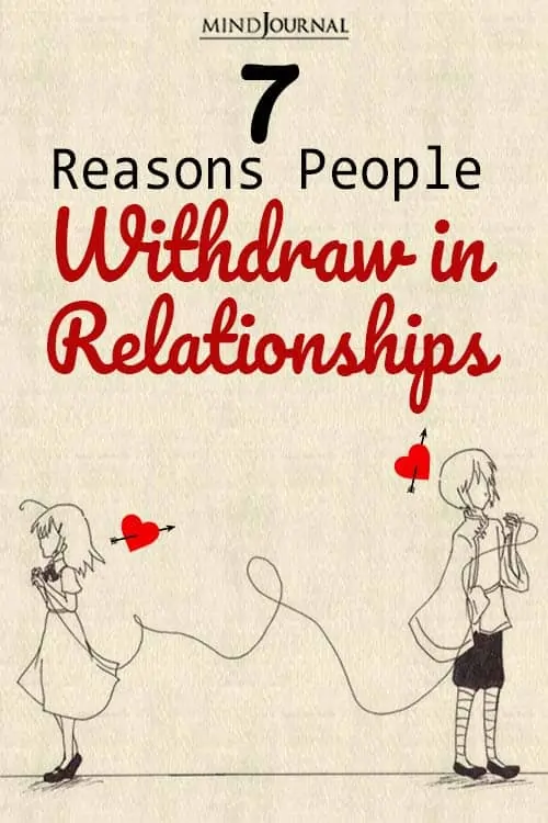 reason people withdraw in relationships Pin