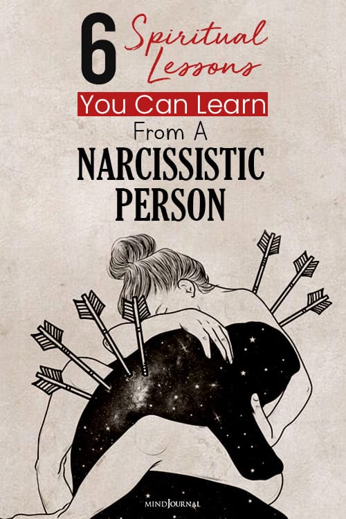 spiritual lessons you learn from narcissistic person pinop