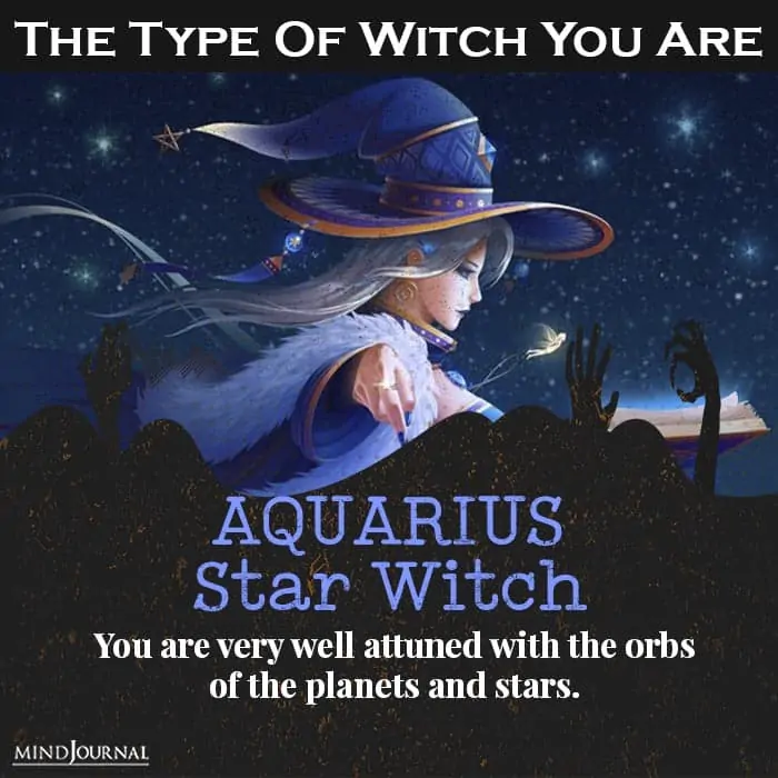 type of witch you are aquarius
