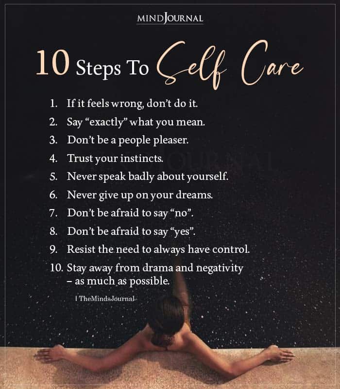 10 Steps To Self Care