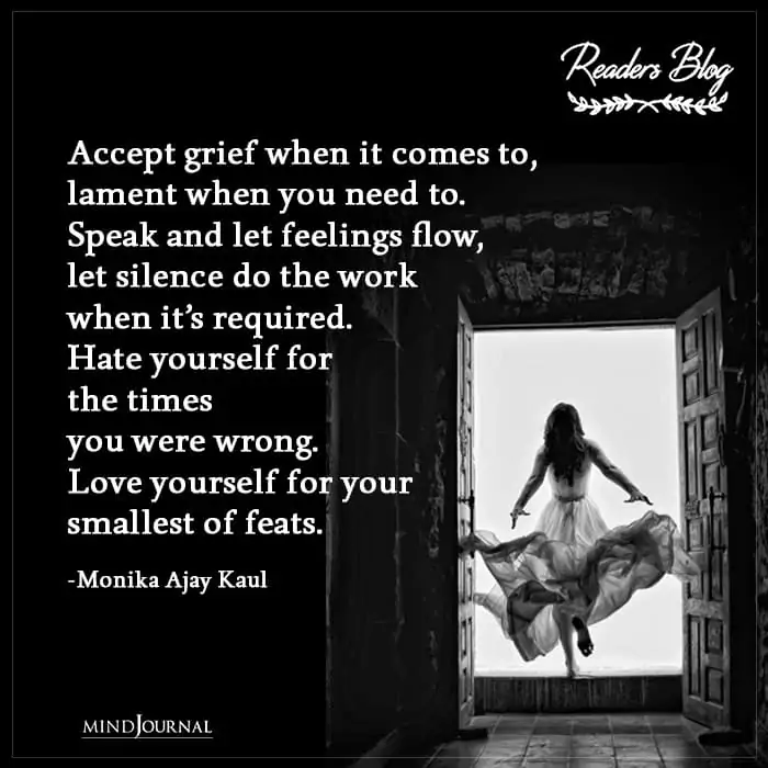 Accept Grief When It Comes To
