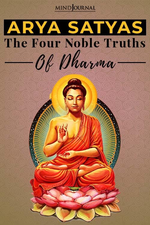 Arya Satyas Four Noble Truths Dharma pin