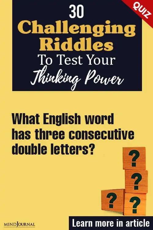 Challenging Riddles Test Thinking Power