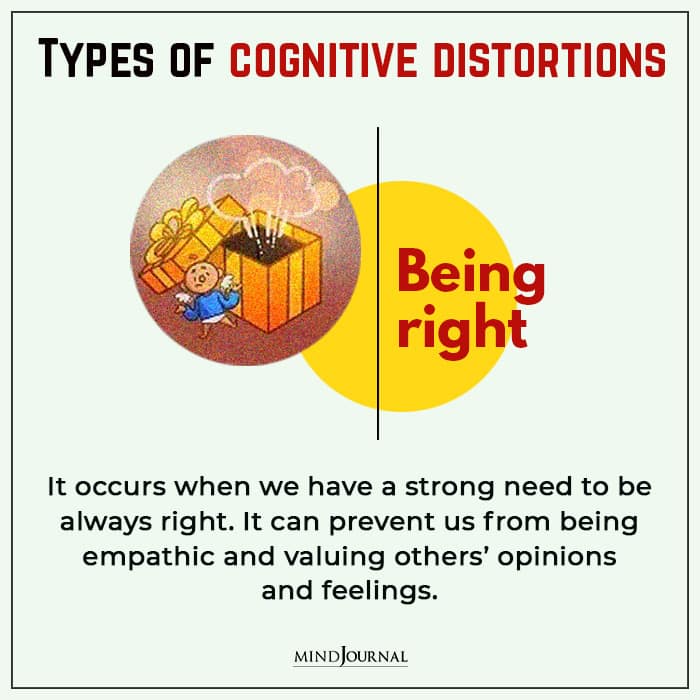 Cognitive Distortions Being right