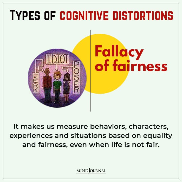 Cognitive Distortions fallacies of fairness