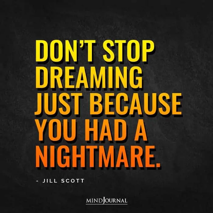 Dont stop dreaming