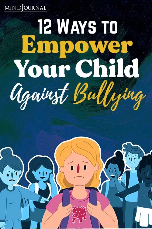 Empower Child Against Bullying pin