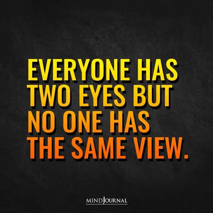 Everyone has two eyes