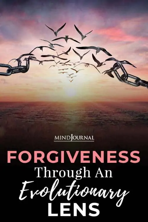 Forgiveness Evolutionary Lens pin