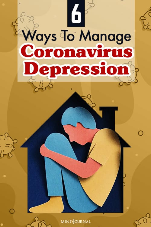 Manage Coronavirus Depression pin