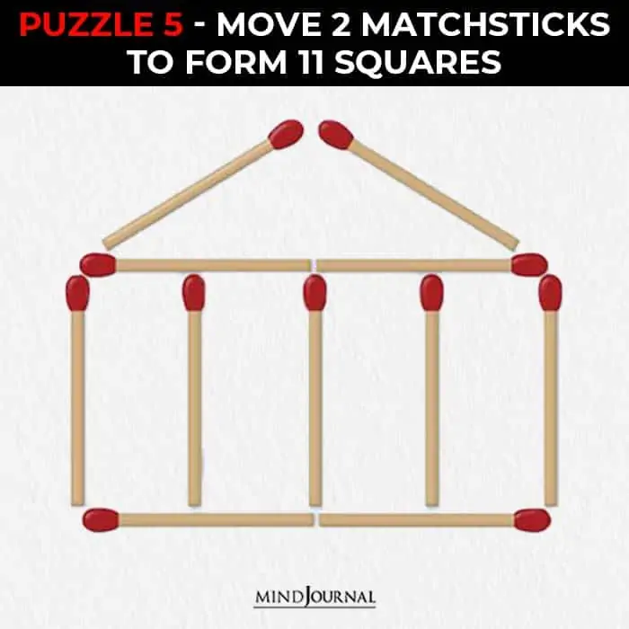 Matchstick Puzzles Test Logic Skills move make square