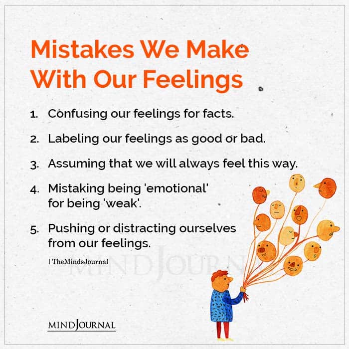 Mistakes we make with our feelings