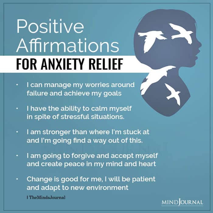 self affirmations for anxiety