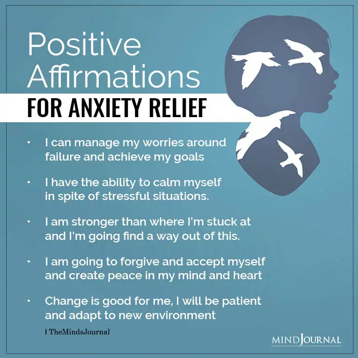 positive affirmations for anxiety relief