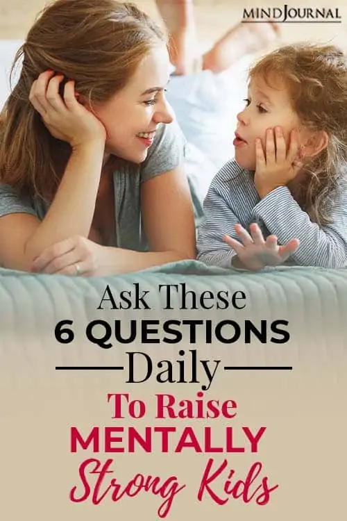 Questions Daily Raise Mentally Strong Kids pin