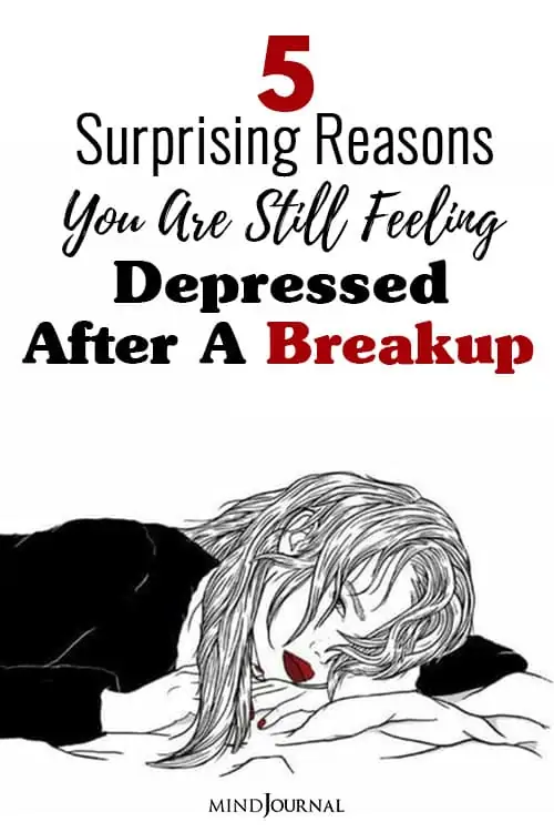 Reasons Feeling Depressed After Breakup pin