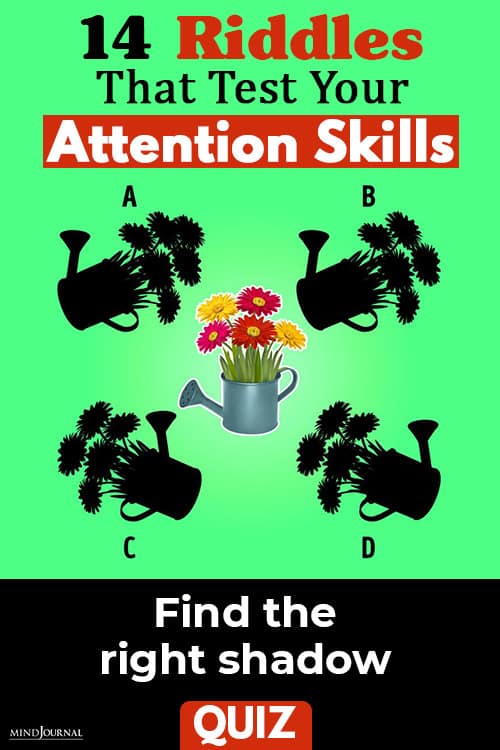 Riddles Test Attention Skill