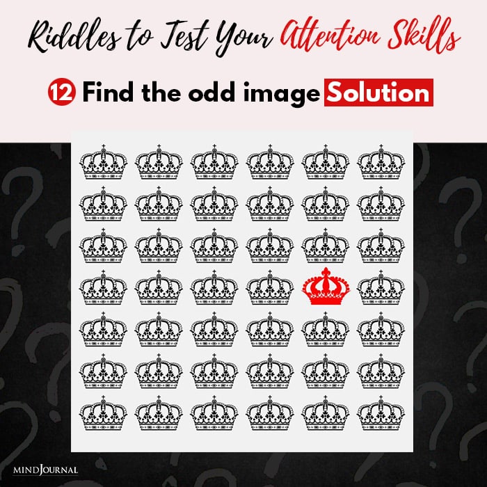 Riddles Test Find odd image solution