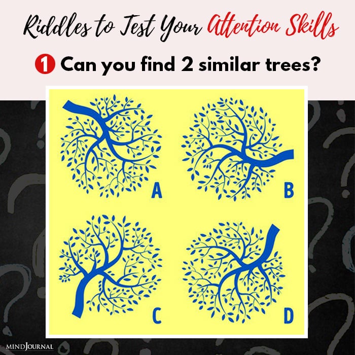 Riddles Test Attention Skills similar trees