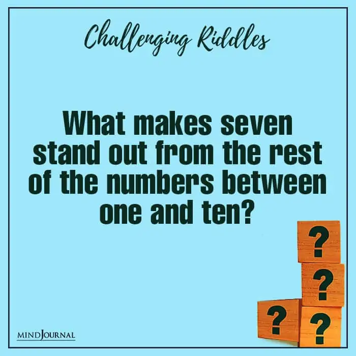 Riddles Test Thinking Power seven