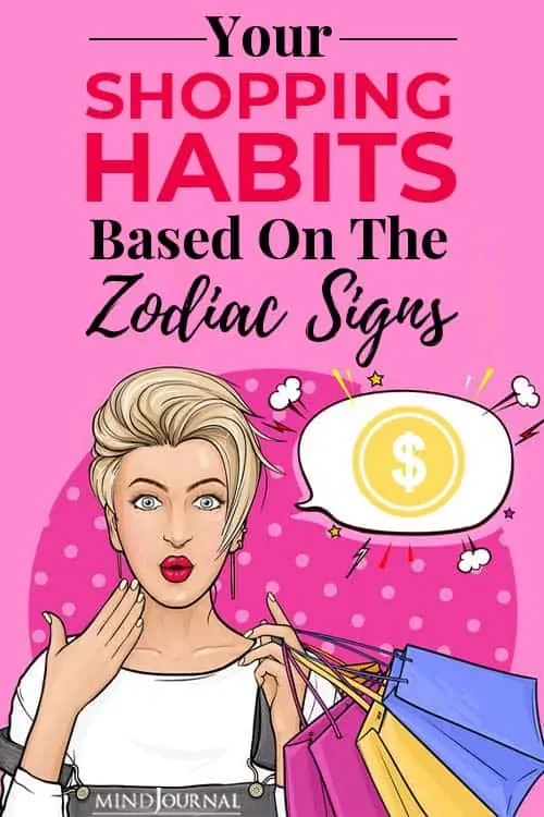 Shopping Habits Zodiac Signs pin