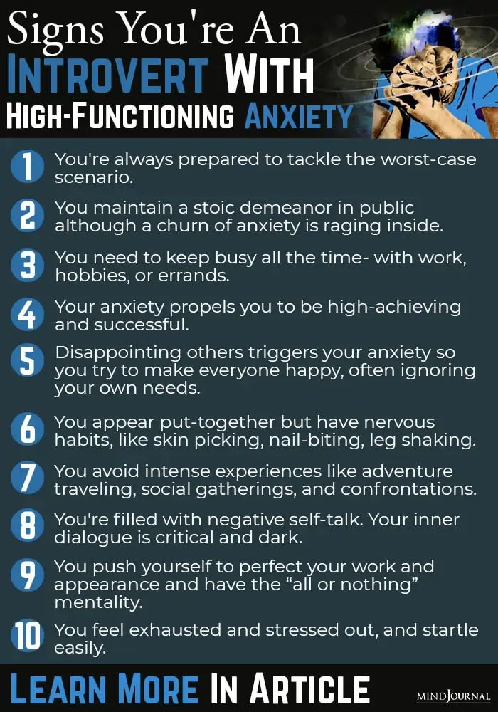 Introvert with high-functioning anxiety
info