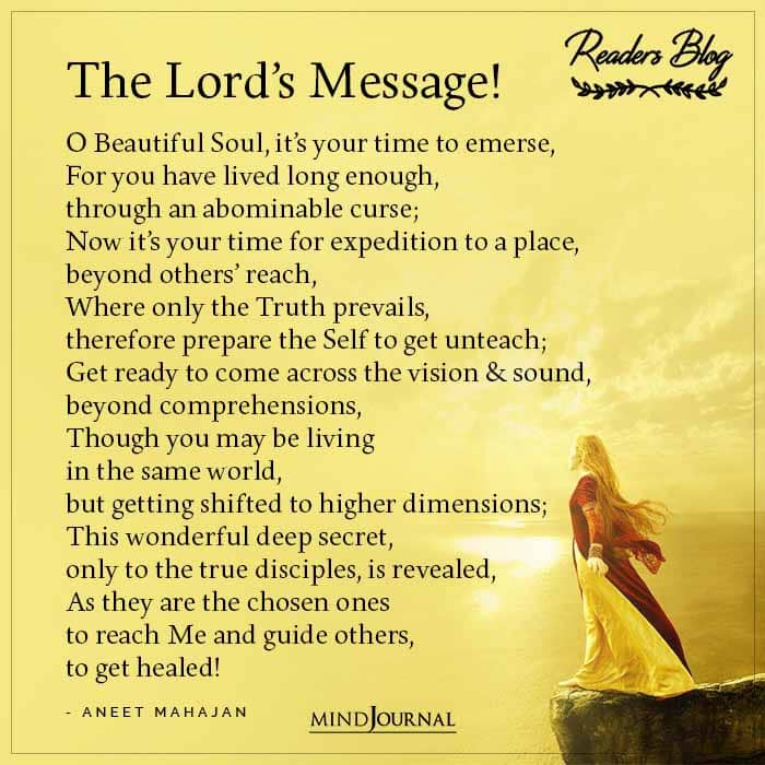 The Lords Message