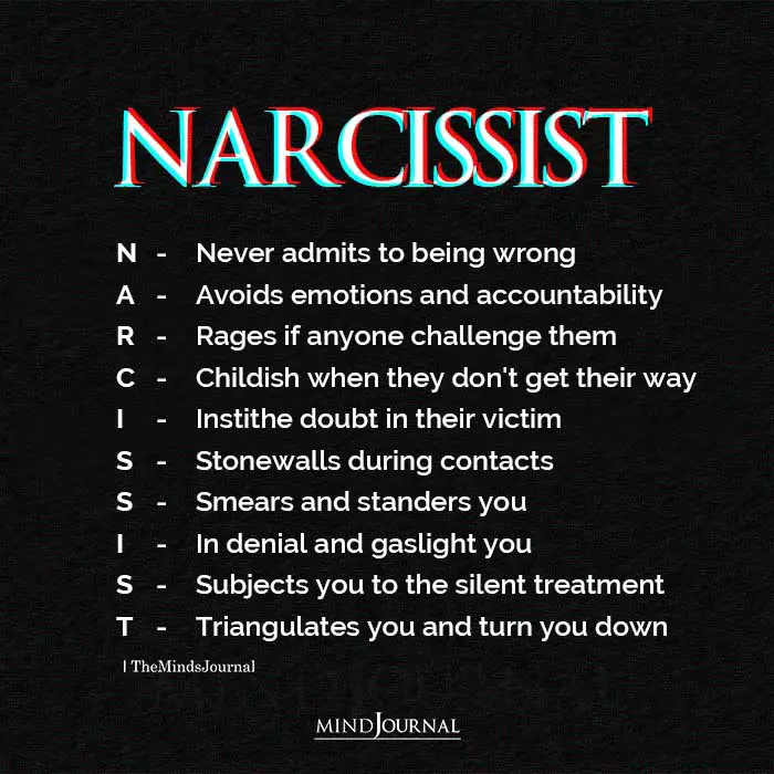 What A Narcissist Means