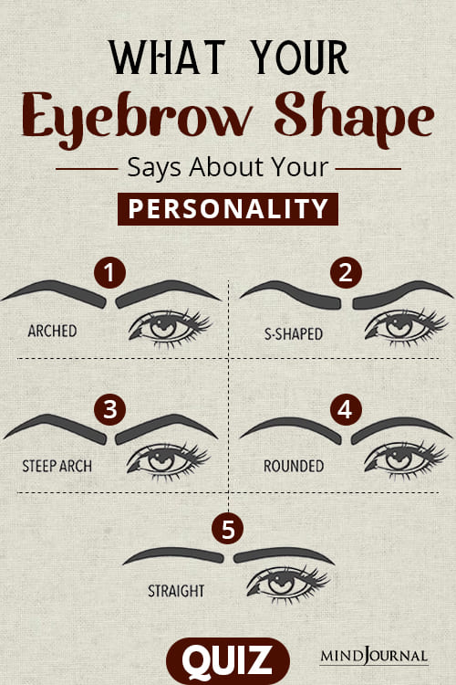 What Your Eyebrow Shape Says About Personality pin