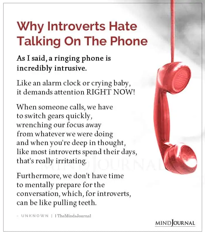 Why Introverts Hate Talking On The Phone