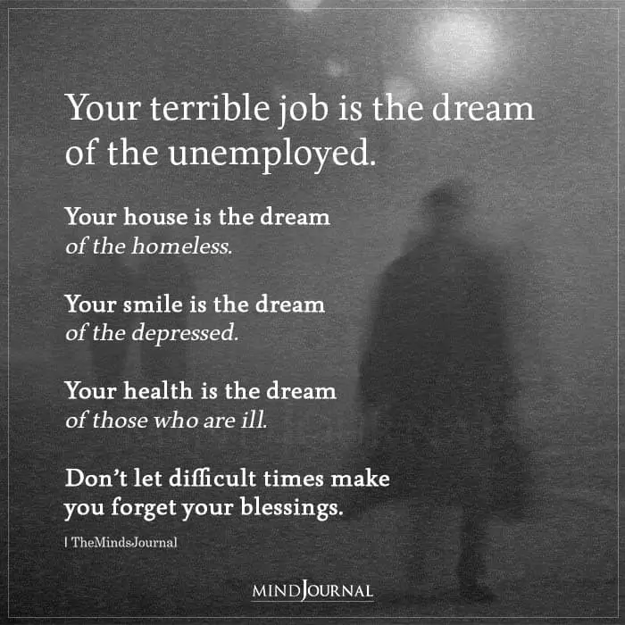 Your Terrible Job Is The Dream Of The Unemployed