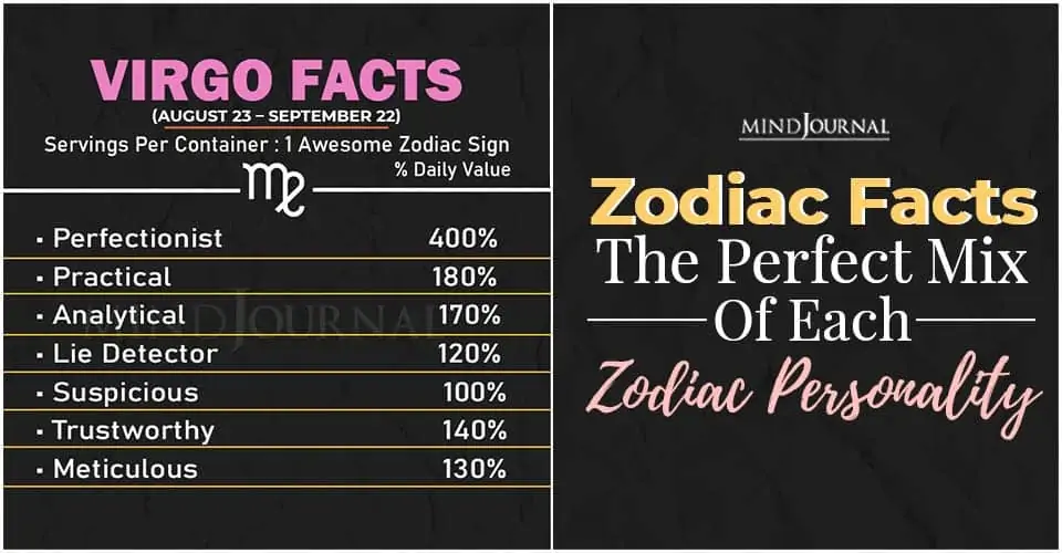 Zodiac Facts Perfect Mix Zodiac Personality