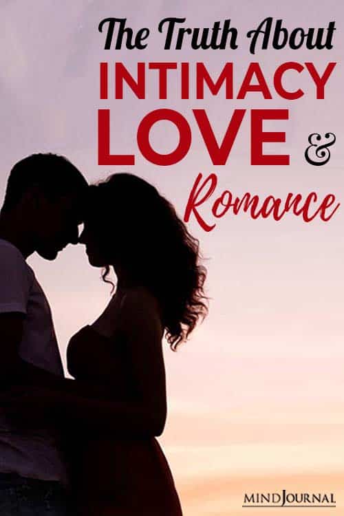 a truth about intimacy, love and romance pin