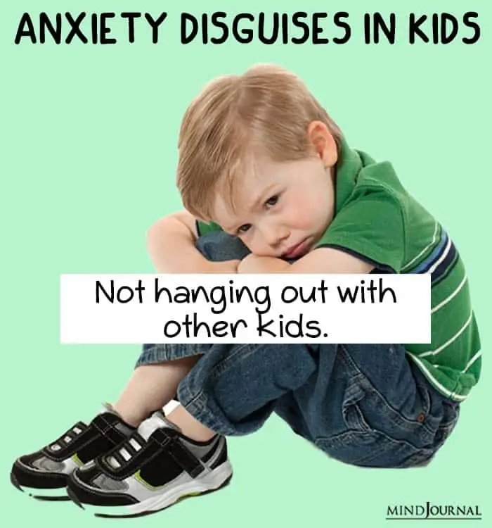 anxiety disguise kids hang out